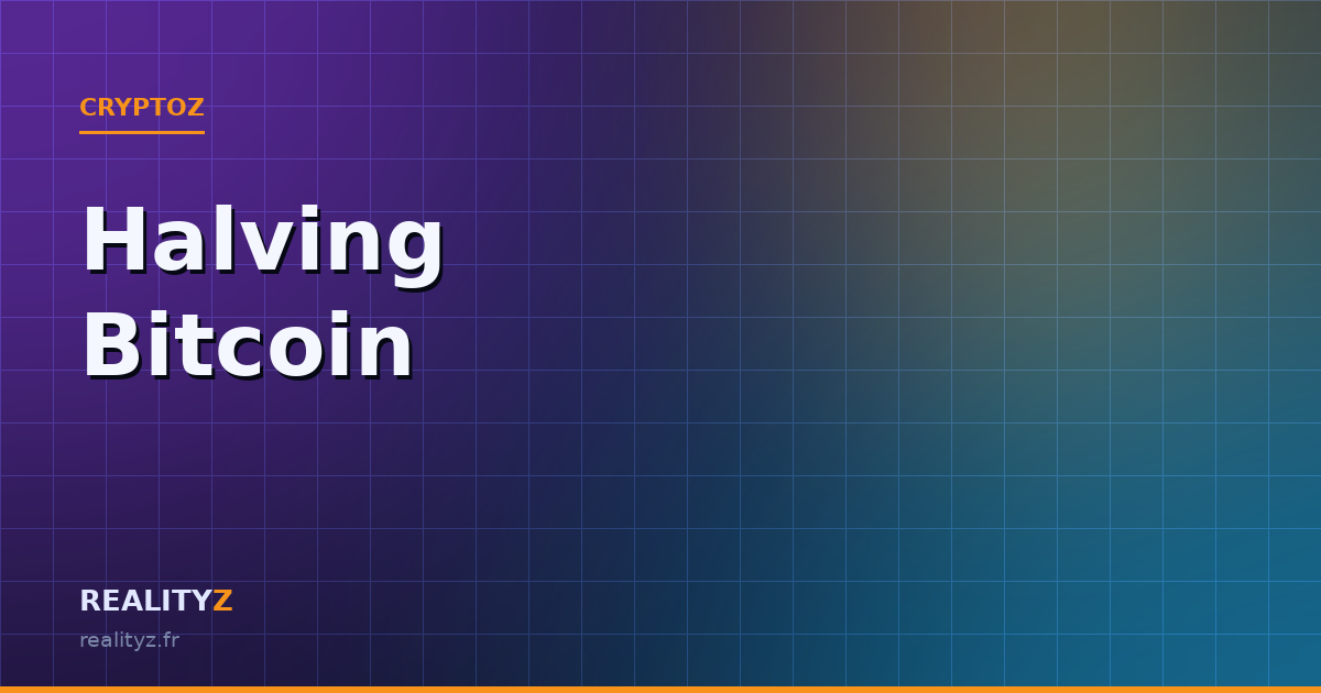 Le halving Bitcoin expliqué
